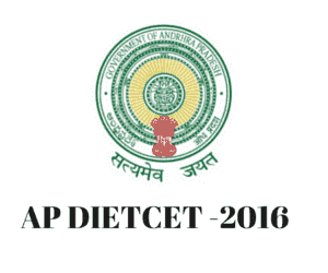 AP DIETCET-2016 Exam Update