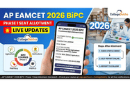 AP EAMCET 2026 BiPC Seat Allotment (OUT) LIVE Updates: Phase 1 Result Link Activated @cap.apcfss.in