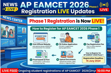 AP EAMCET 2026 Phase 1 Registration