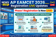 AP EAMCET 2026 Phase 1 Registration LIVE Updates: Application Fees; Steps to Register