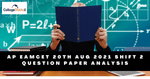 AP EAMCET (EAPCET) 20th Aug 2021 Shift 2 Question Paper Analysis, Answer Key