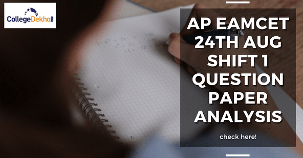 AP EAMCET (EAPCET) 23rd Aug 2021 Shift 1 Question Paper Analysis, Answer Key