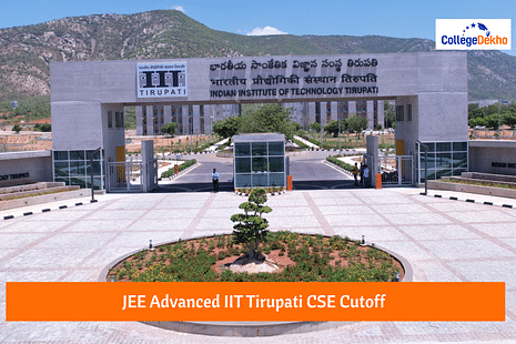 JEE Advanced IIT Tirupati CSE Cutoff 2025