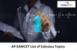 AP EAMCET List of Calculus Topics 2025