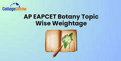 AP EAPCET Botany Topic-wise Weightage