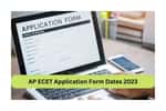 AP ECET Application Form Dates 2023