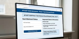 AP ECET Seat Allotment Result 2026 for Phase 1 Releasing Today on July 27 @cap.apcfss.in