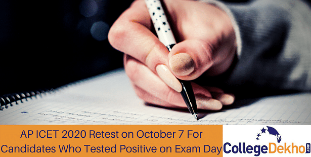 AP ICET 2020 Retest on October 7 For Candidates Who Tested Positive on Exam Day