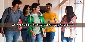 AP ICET Rank List for Reserved Categories