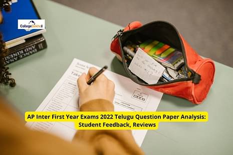 AP Inter First Year Exams 2022 Telugu Question Paper Analysis: Student Feedback, Reviews