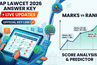 AP LAWCET 2026 Answer Key LIVE Updates: Official Key Link; Marks vs Rank