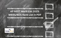 AP NEET మెరిట్ లిస్ట్ 2024 (AP NEET Merit List 2024):  MBBS/BDS ర్యాంక్ జాబితా PDF ఫైల్
