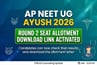 AP NEET UG AYUSH 2026 Round 2 Seat Allotment Download Link Activated