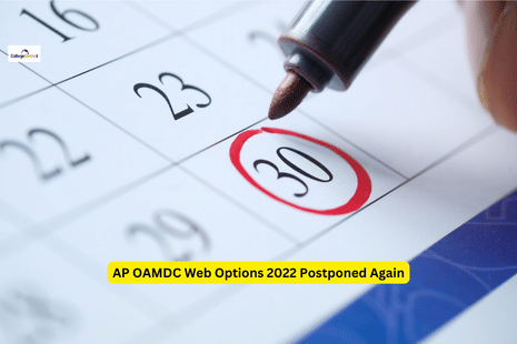 AP OAMDC Web Options 2022 Postponed Again: Check New Date