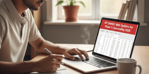 AP OAMDC Web Options for Phase 3 Counselling 2025