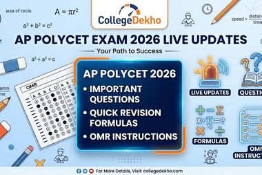 AP POLYCET Exam 2026 LIVE Updates: Important Questions; Quick Revision Formulas & OMR Instructions