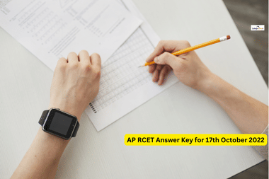 AP RCET Answer Key for 17 October 2022 (Out): Download PDF of Master Question Papers & Keys
