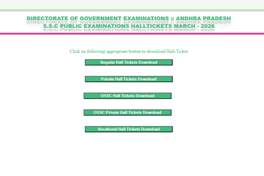 AP SSC Hall Ticket 2026 (OUT) Live Updates: Download link Activated; Ways to Obtain Hall Ticket