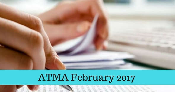 ATMA February 2017: Apply Latest by January 31
