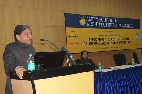   Conference on “Exploring the role of CSR in delivering Sustainable Smart Cities” organized at Amity University