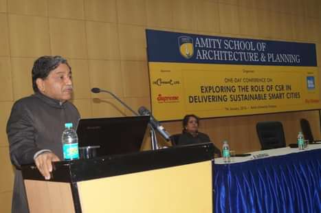 Conference on “Exploring the role of CSR in delivering Sustainable Smart Cities” organized at Amity University