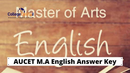 AUCET M.A English Answer Key 2020