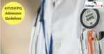 AYUSH PG Admission Guidelines 2018-19