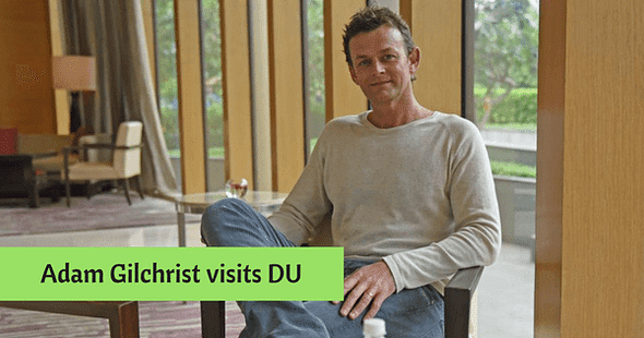 India from an Australian’s Perspective: Adam Gilchrist talks about Indian Culture and Sports at DU