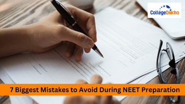 Mistakes to avoid during NEET Preparation
