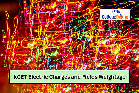 KCET Electric Charges and Fields Weightage 2025