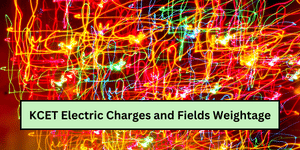 KCET Electric Charges and Fields Weightage