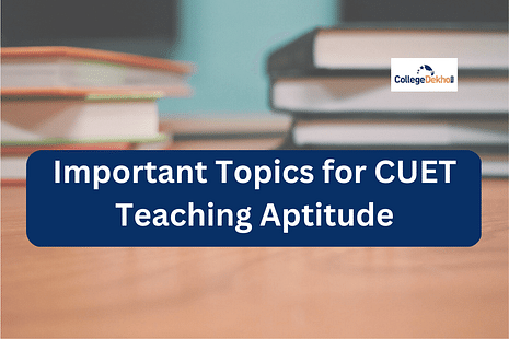 Important Topics for CUET Teaching Aptitude 2024