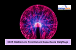 KCET Electrostatic Potential and Capacitance Weightage 2025