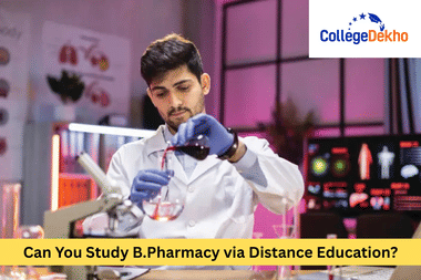 B.Pharmacy via Distance Education