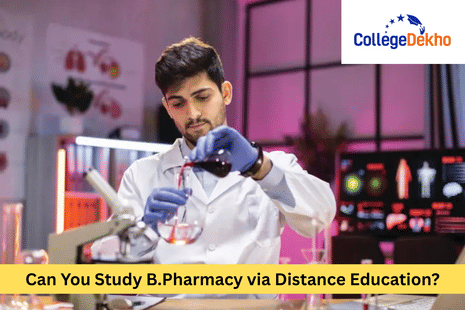 B.Pharmacy via Distance Education