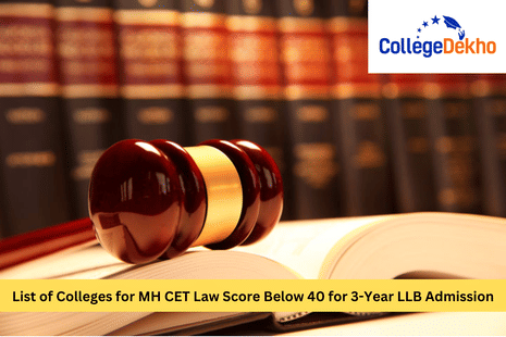 List of Colleges for MH CET Law Score Below 40 for 3-Year LLB Admission