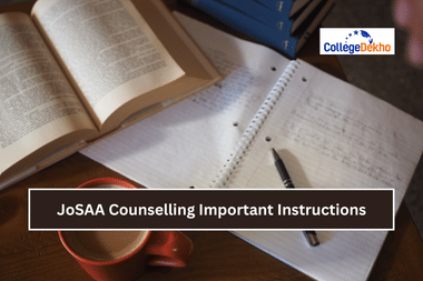 JoSAA Counselling 2025 Important Instructions