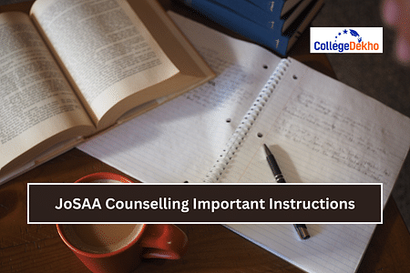 JoSAA Counselling 2025 Important Instructions