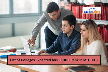 List of Colleges Expected for 80,000 Rank in MHT CET 2026