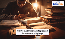 CG Pre B.Ed Important Topics and Section-wise Weightage 2024