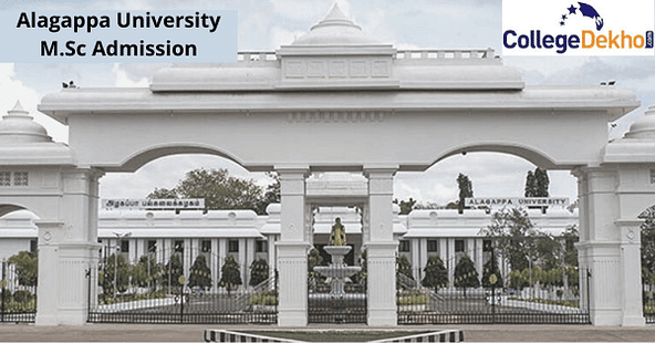Alagappa University M.Sc Admission 2021