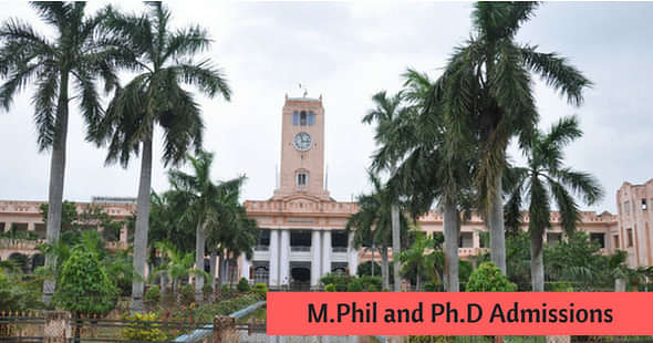 Annamalai University M.Phil and Ph.D Admissions 2018-19 Now Open