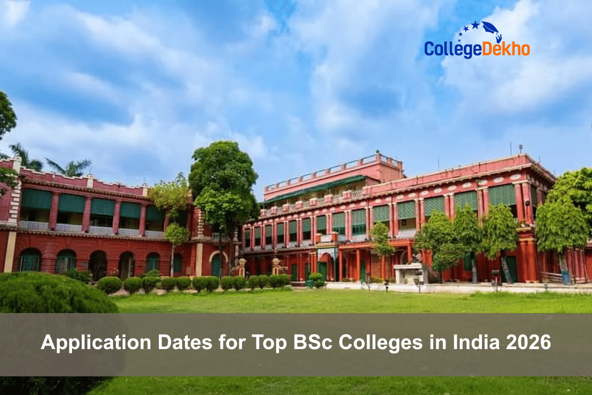 Application Dates for Top BSc Colleges in India 2026