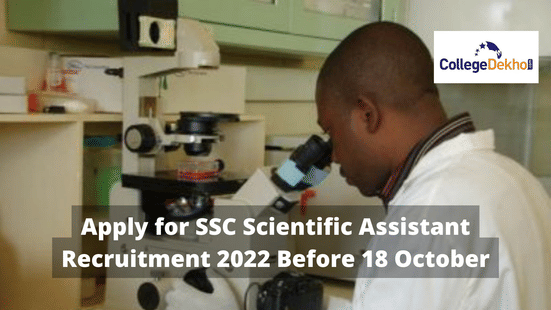 Apply for SSC Scientific Assistant Recruitment 2022