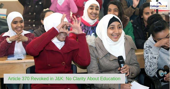 Fate of Educational Institutes in J & K Kashmir Uncertain due to Article 370