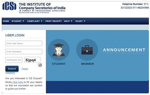 ICSI CS 2022 Registration June Session