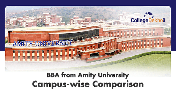 Amity BBA Campus-Wise Comparison