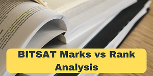 BITSAT Marks vs Rank Analysis