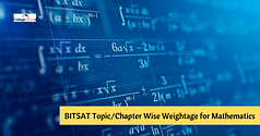 BITSAT 2025 Mathematics Chapter/ Topic Wise Weightage & Important Topics