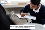 BPSC CCE Prelims Topic-Wise Weightage Analysis 2025